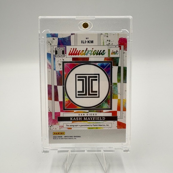 2025 Panini Impeccable Kash Mayfield Illustrious Ink Auto /35 San Diego ILI-KM - Picture 2 of 5